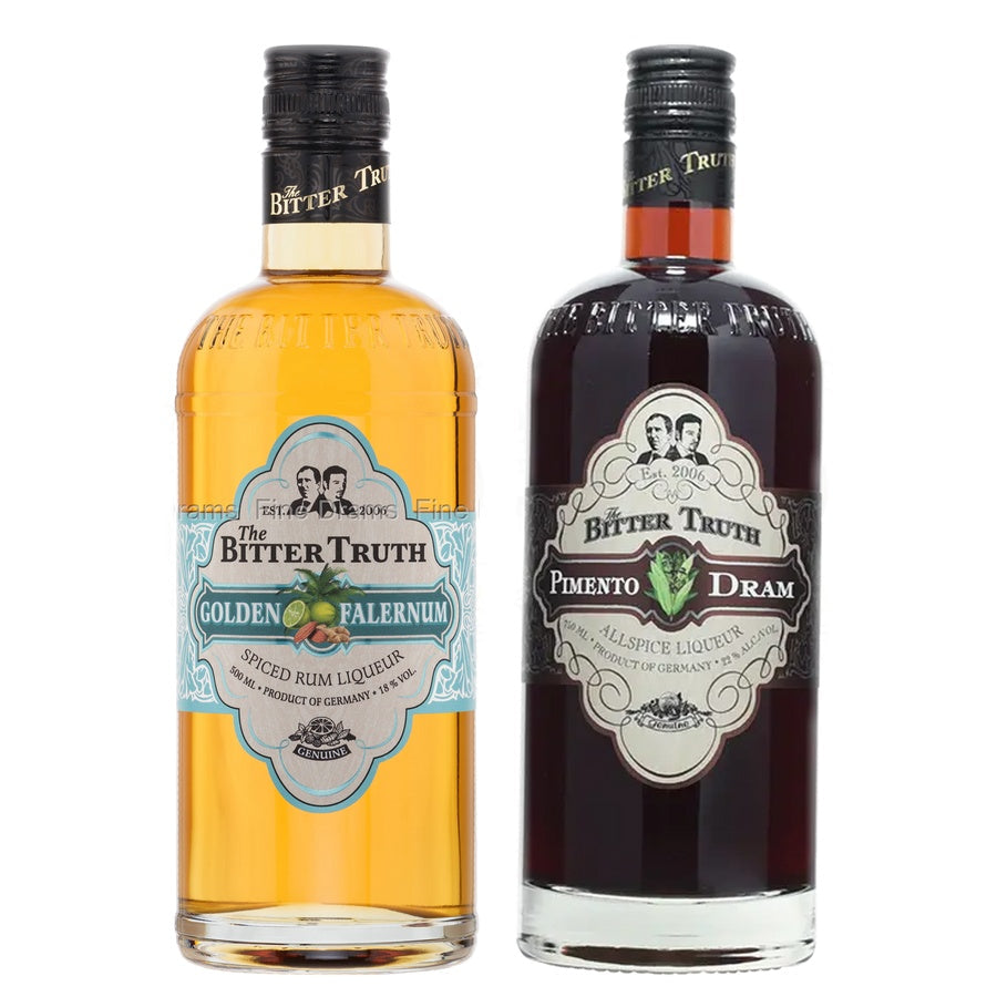 Bitter Truth Golden Falernum and Bitter Truth Pimento Dram Liqueur