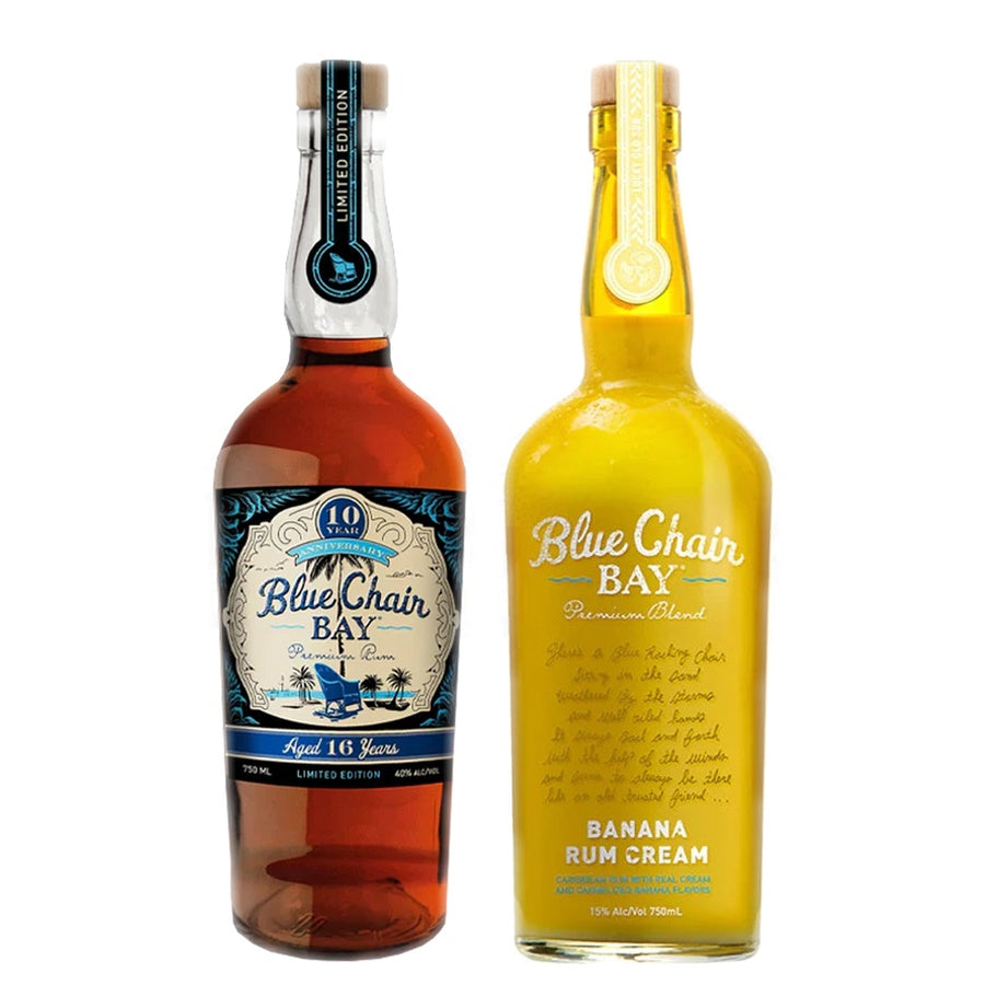 Blue Chair Bay 10 Anvy 16y Rum and Blue Chair Bay Banana Cream Rum