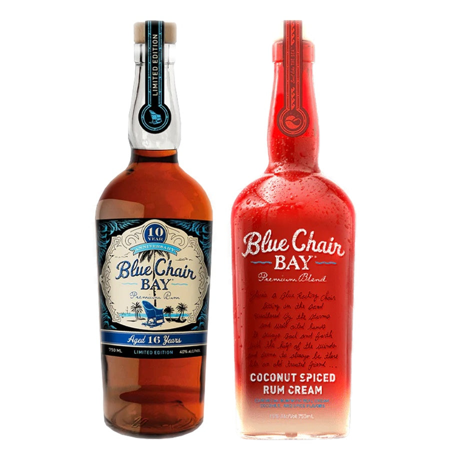 Blue Chair Bay 10 Anvy 16y Rum and Blue Chair Bay Coconut Spiced Rum