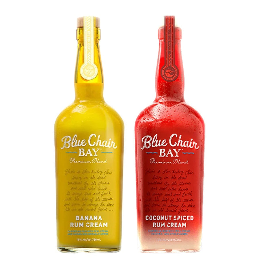 Blue Chair Bay Banana Cream Rum and Blue Chair Bay Coconut Spiced Rum