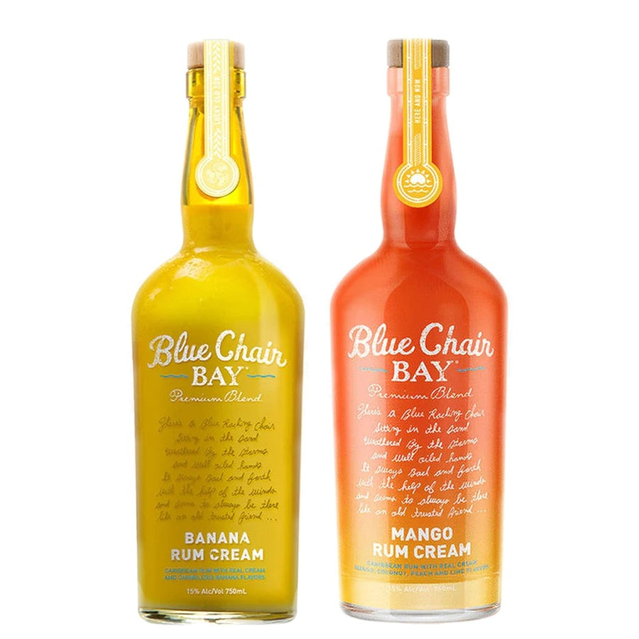 Blue Chair Bay Banana Cream Rum and Blue Chair Bay Mango Cream Rum