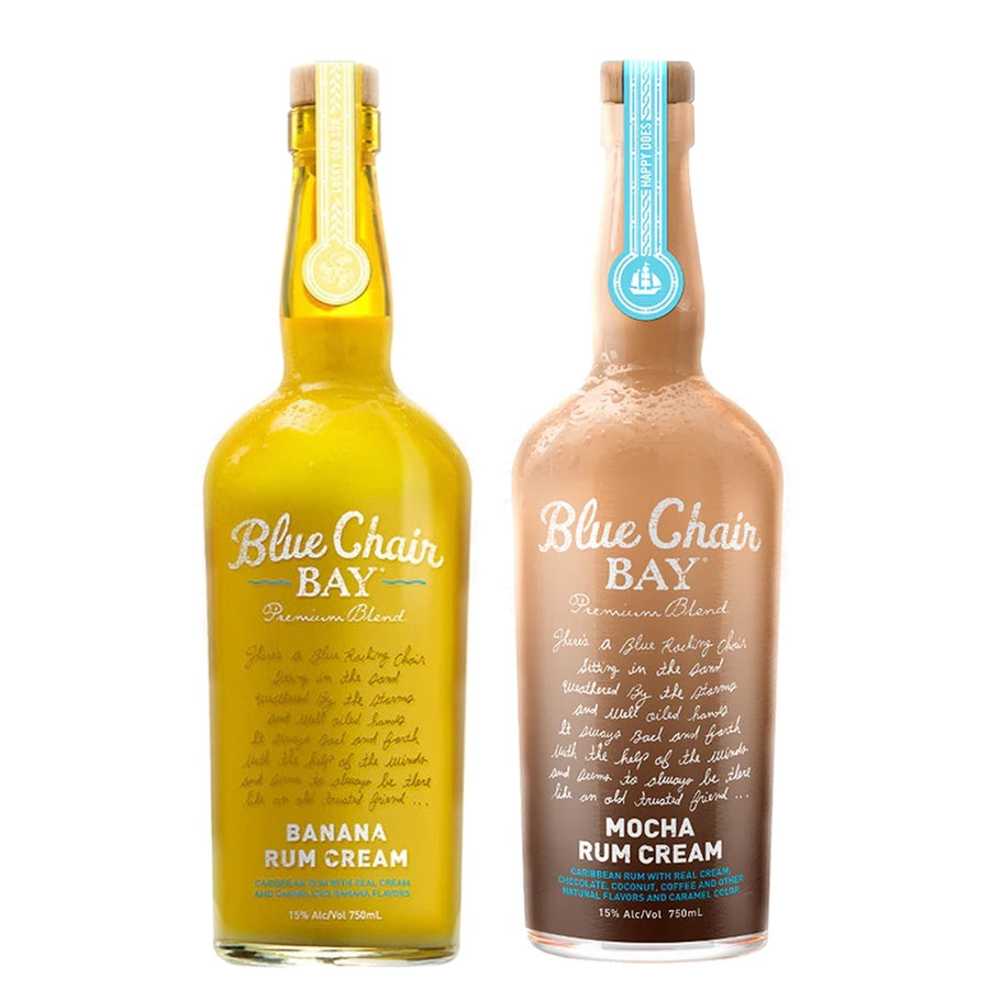 Blue Chair Bay Banana Cream Rum and Blue Chair Bay Mocha Rum Crm