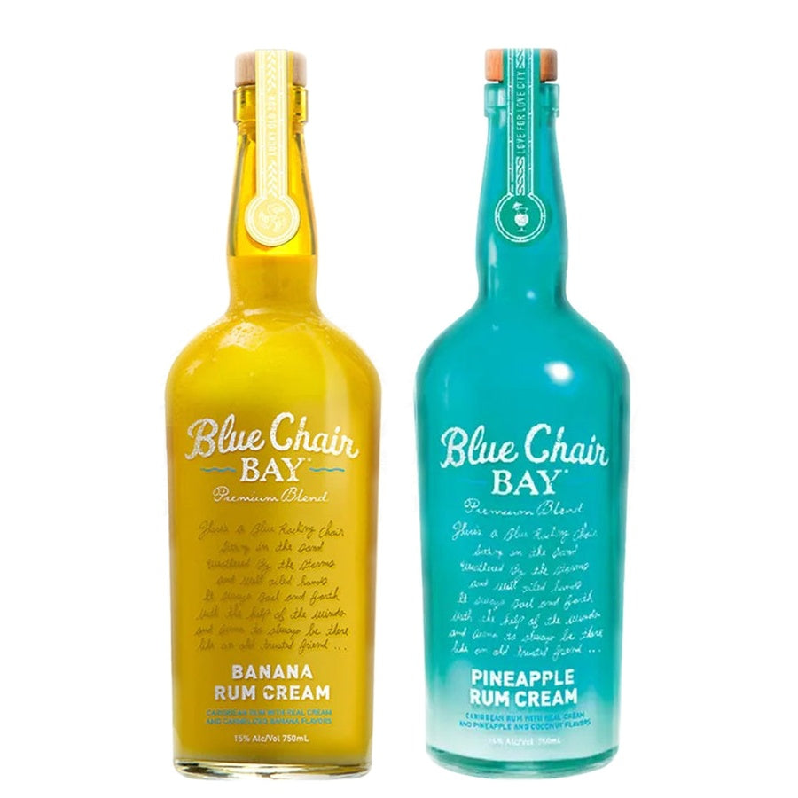 Blue Chair Bay Banana Cream Rum and Blue Chair Bay Pineapple Cream Rum