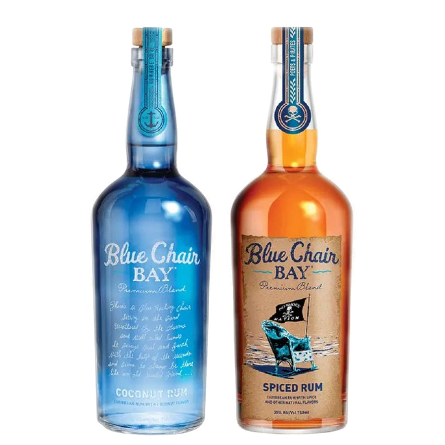 Blue Chair Bay Coconut Rum and Blue Chair Bay Spiced Rum