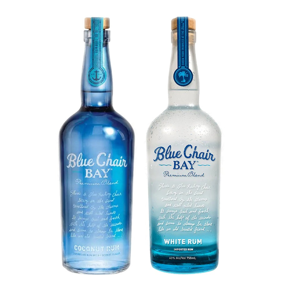 Blue Chair Bay Coconut Rum and Blue Chair Bay White Rum