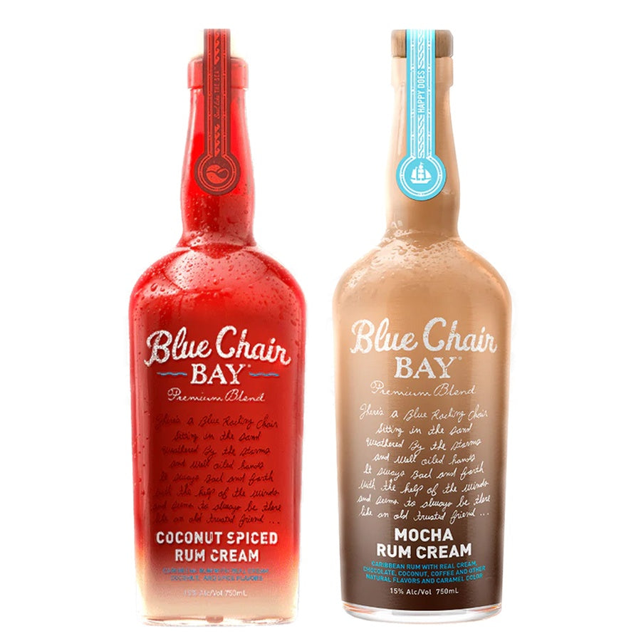 Blue Chair Bay Coconut Spiced Rum and Blue Chair Bay Mocha Rum Crm
