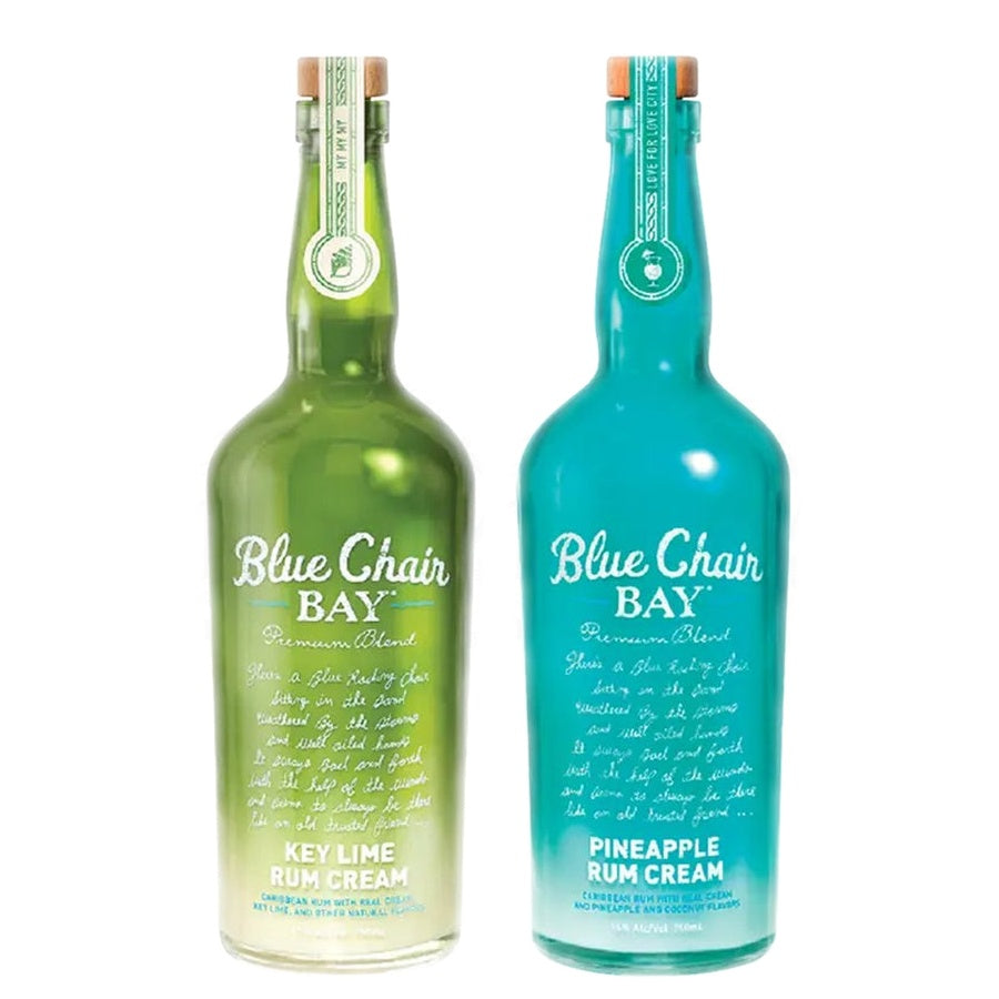 Blue Chair Bay Key Lime Cream Rum and Blue Chair Bay Pineapple Cream Rum