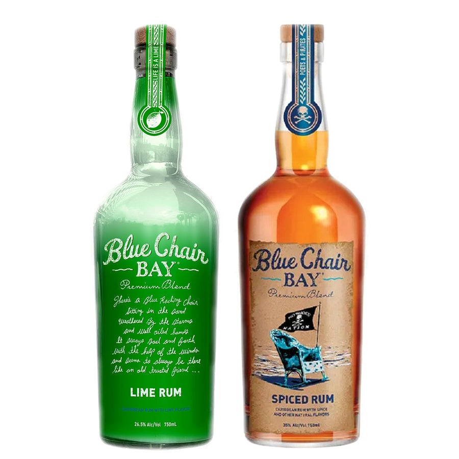 Blue Chair Bay Lime Rum and Blue Chair Bay Spiced Rum