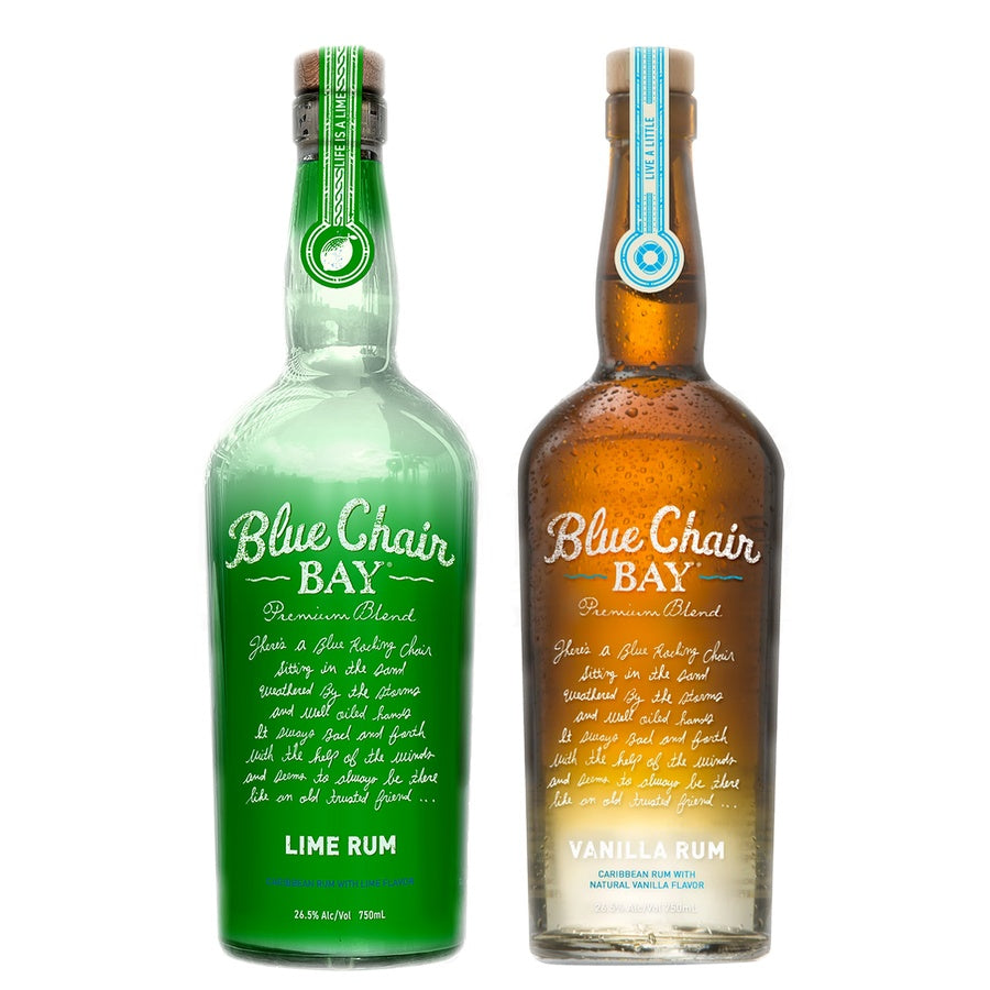 Blue Chair Bay Lime Rum and Blue Chair Bay Vanilla Rum