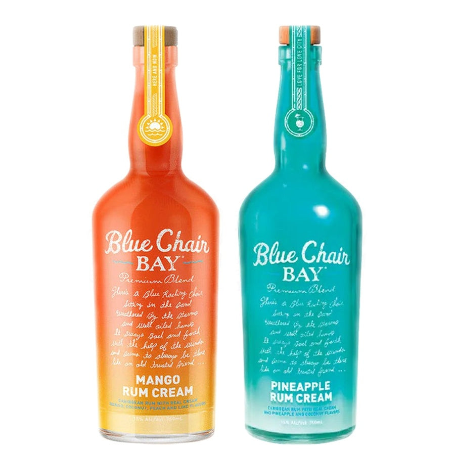 Blue Chair Bay Mango Cream Rum and Blue Chair Bay Pineapple Cream Rum