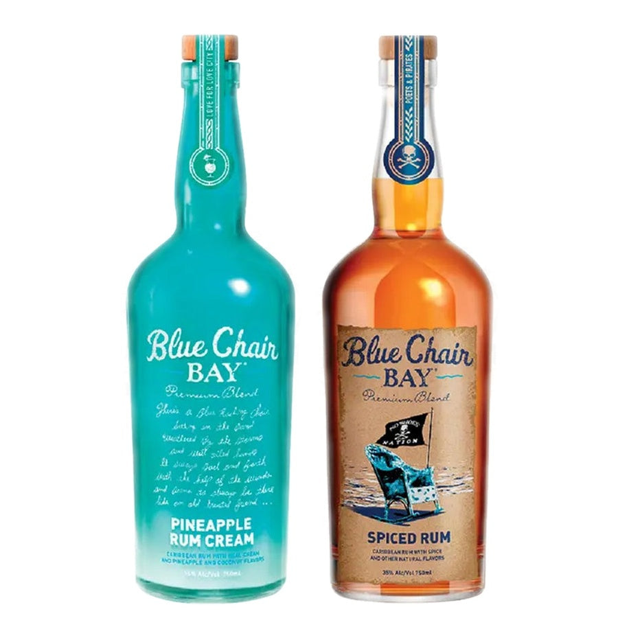 Blue Chair Bay Pineapple Cream Rum and Blue Chair Bay Spiced Rum