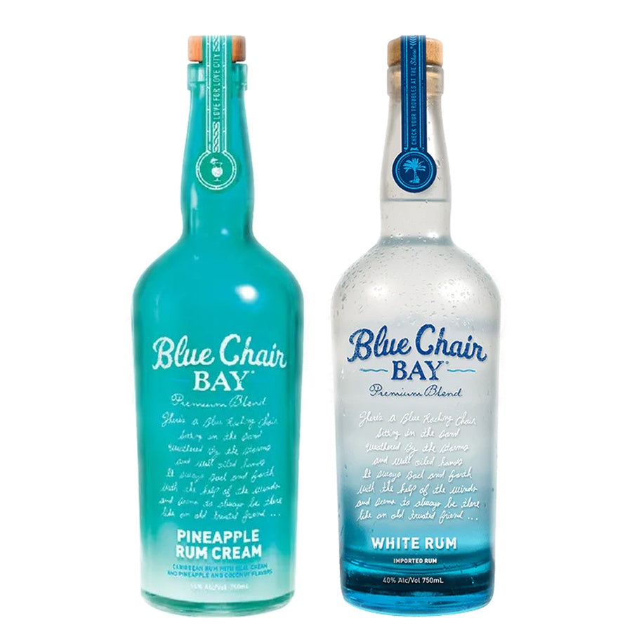 Blue Chair Bay Pineapple Cream Rum and Blue Chair Bay White Rum