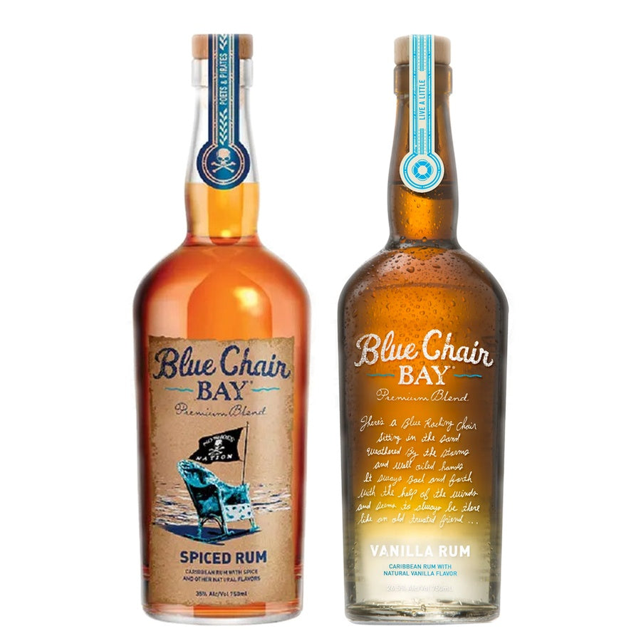 Blue Chair Bay Spiced Rum and Blue Chair Bay Vanilla Rum