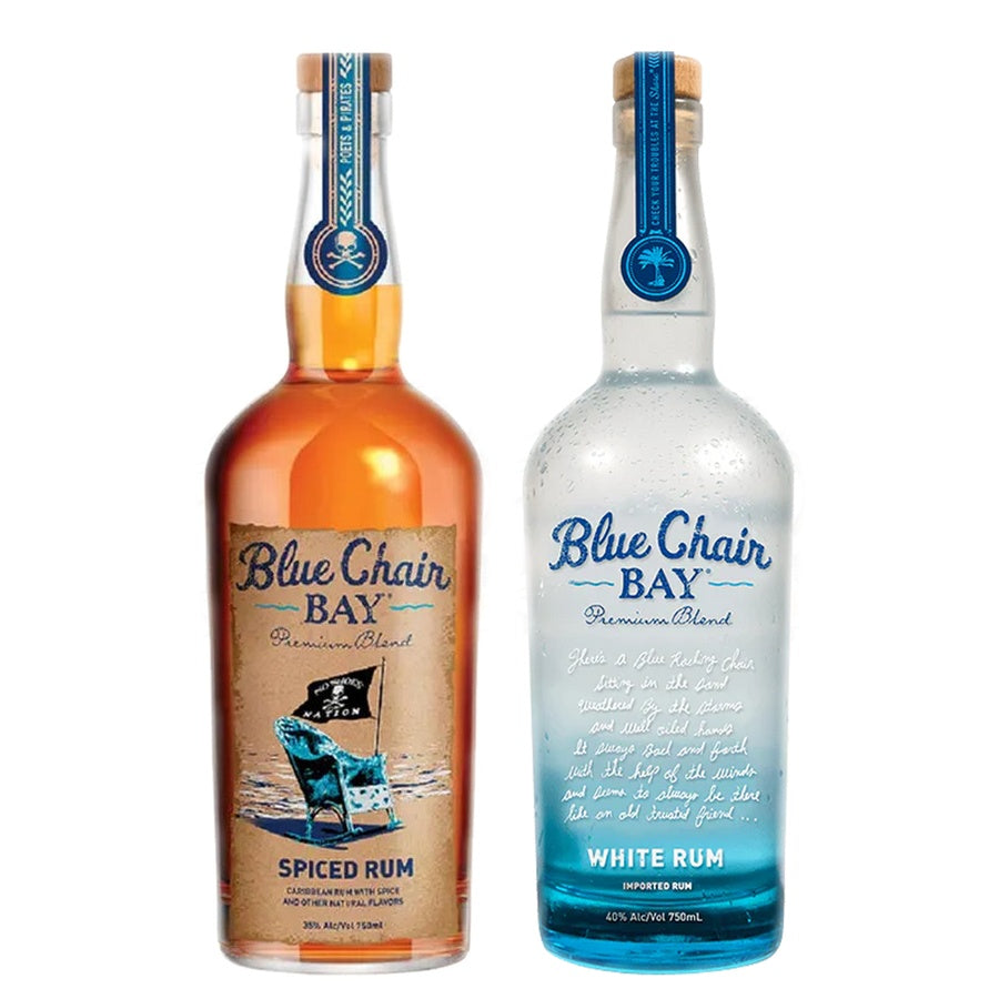 Blue Chair Bay Spiced Rum and Blue Chair Bay White Rum