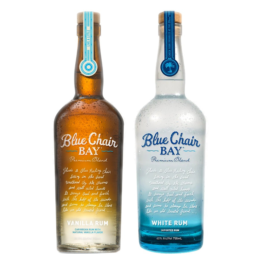 Blue Chair Bay Vanilla Rum and Blue Chair Bay White Rum