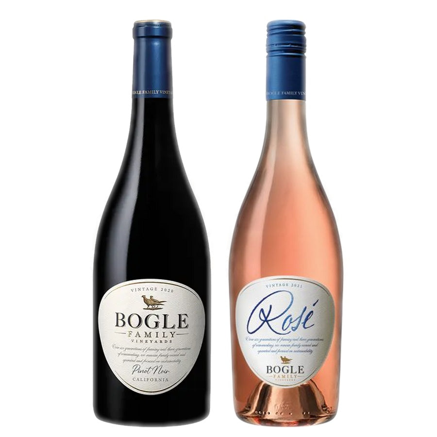 Bogle Pinot Noir and Bogle Rose