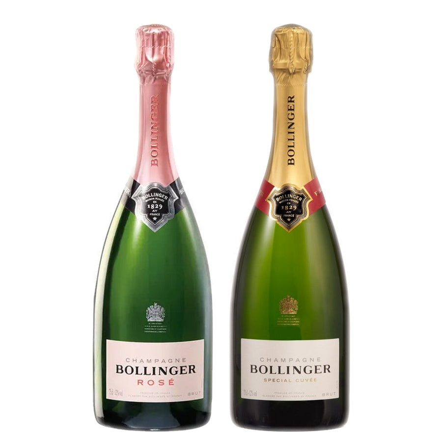 Bollinger Champagne Brut Rose and Bollinger Champagne Brut Special Cuvee