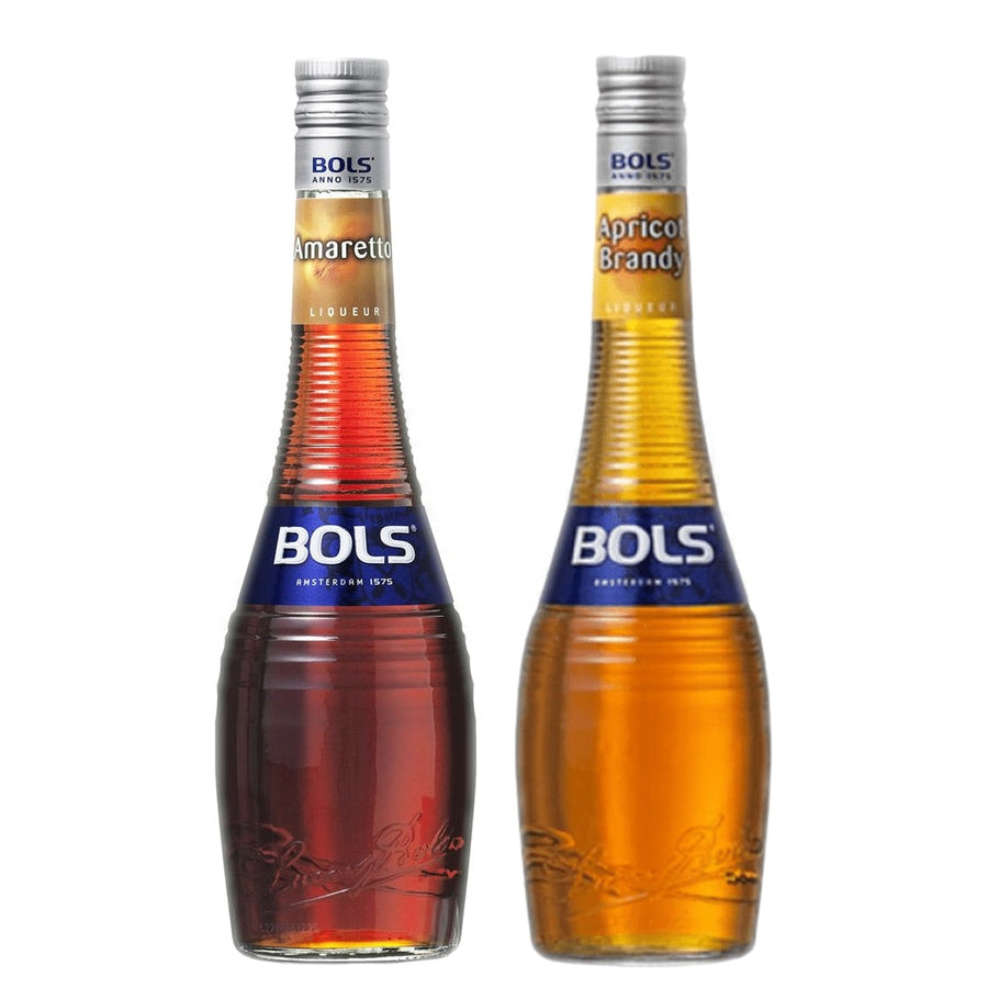 BOLS Amaretto Liqueur and BOLS Apricot Flavored Brandy