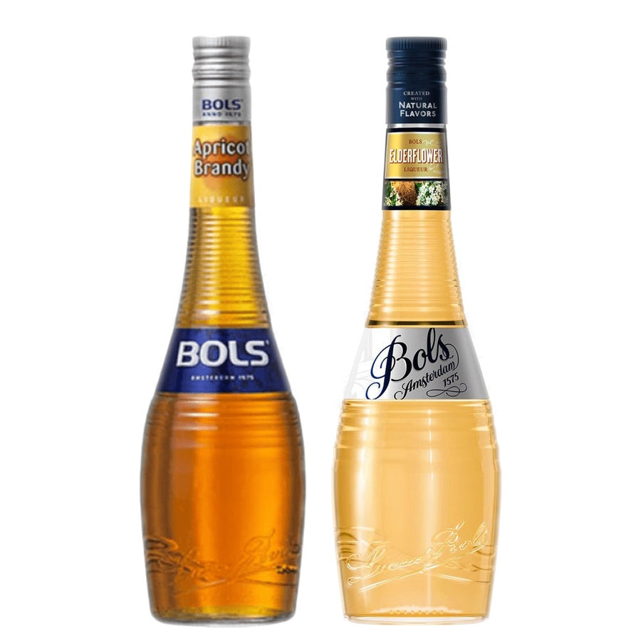 BOLS Apricot Flavored Brandy and BOLS Elderflower Liqueur