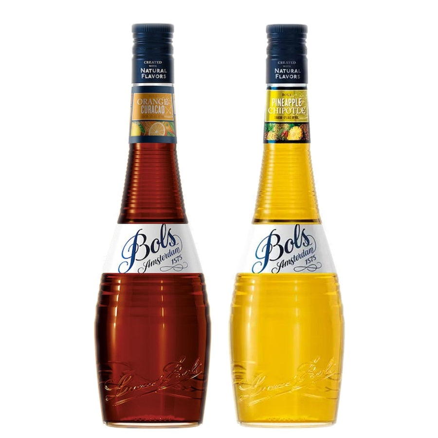 BOLS Orange Curacao Liqueur and BOLS Pineapple Chipotle Liqueur