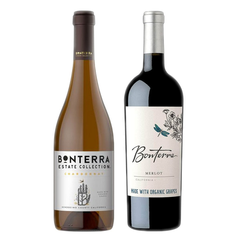 Bonterra Estate Chardonnay and Bonterra Merlot
