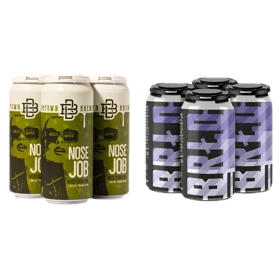Boomtown Nose Job IPA 24 Pack and Brlo German IPA 24 Pack