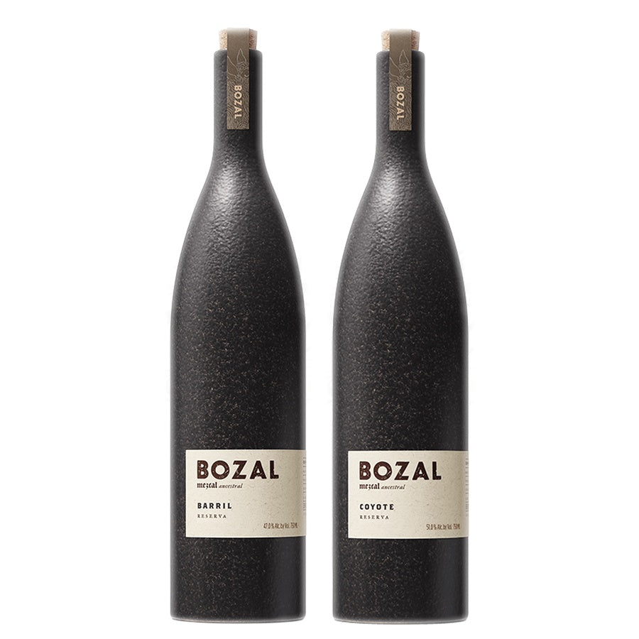 Bozal Mezcal Barril Reserva and Bozal Mezcal Coyote Reserva