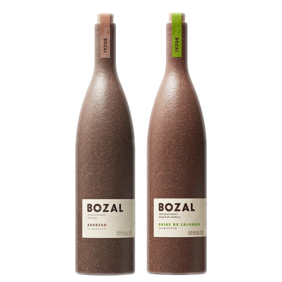Bozal Mezcal Borrego Sacrificio and Bozal Mezcal Calabaza