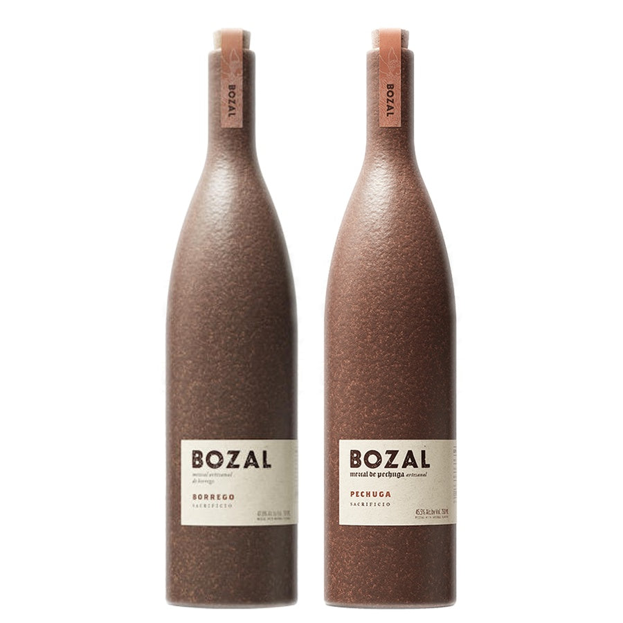 Bozal Mezcal Borrego Sacrificio and Bozal Mezcal Pechuga