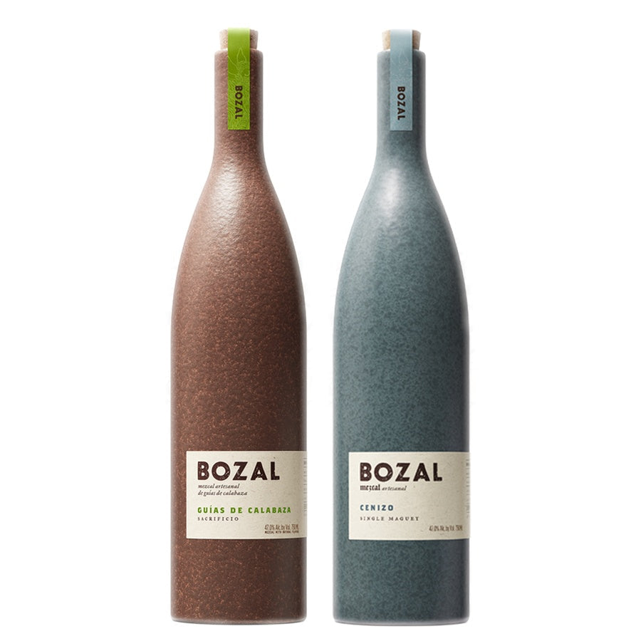 Bozal Mezcal Calabaza and Bozal Mezcal Cenizo Single Maguey