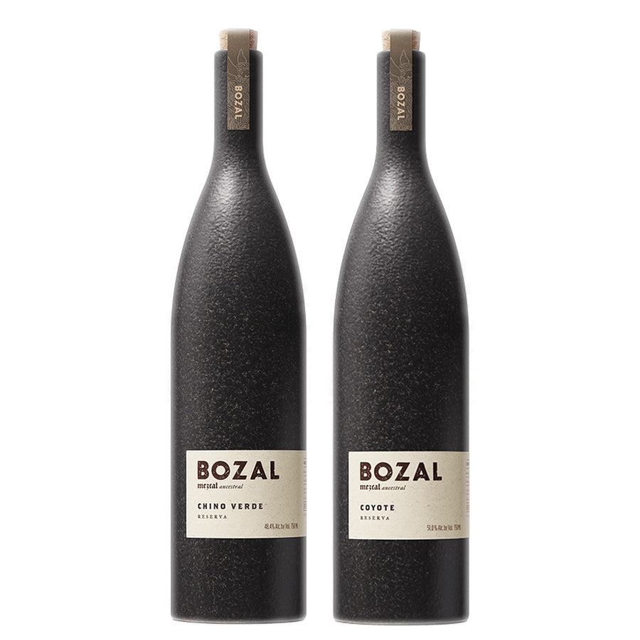 Bozal Mezcal Chino Verde and Bozal Mezcal Coyote Reserva