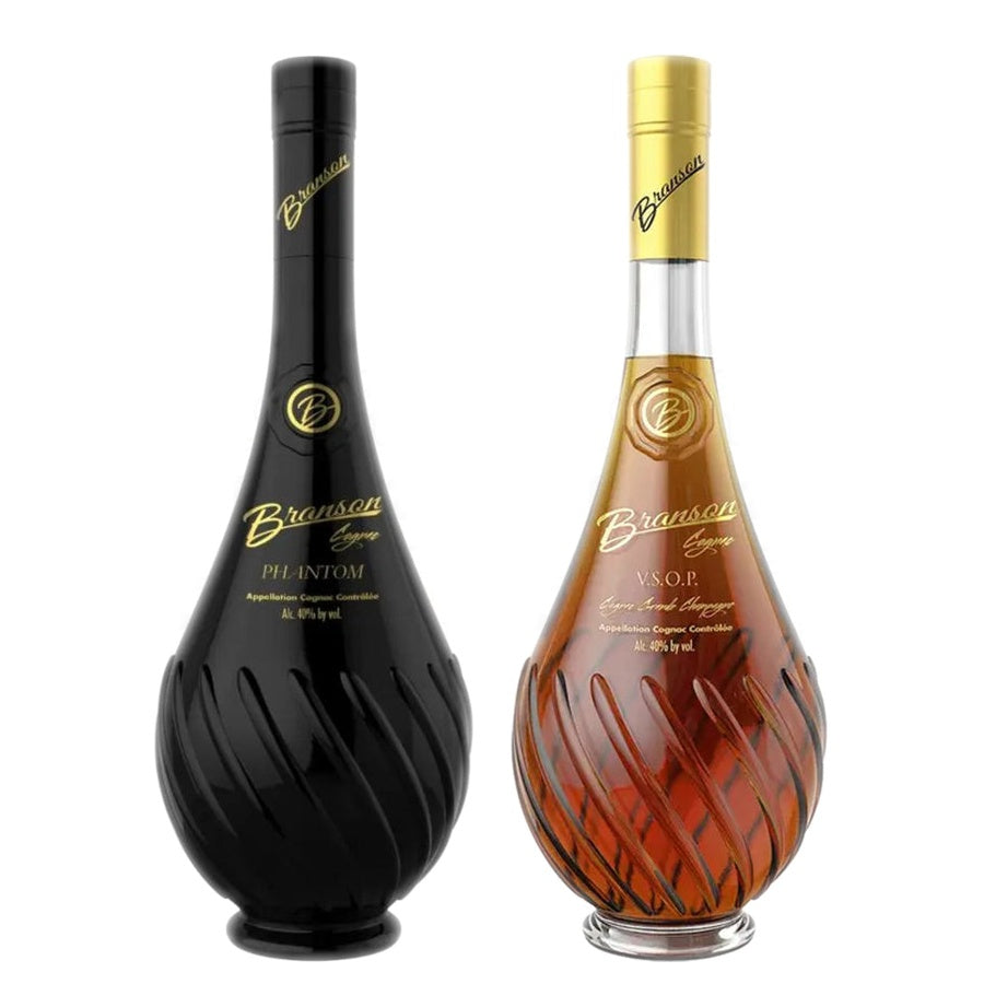 Branson Cognac Phantom VS and Branson Grande Champagne Cognac VSOP