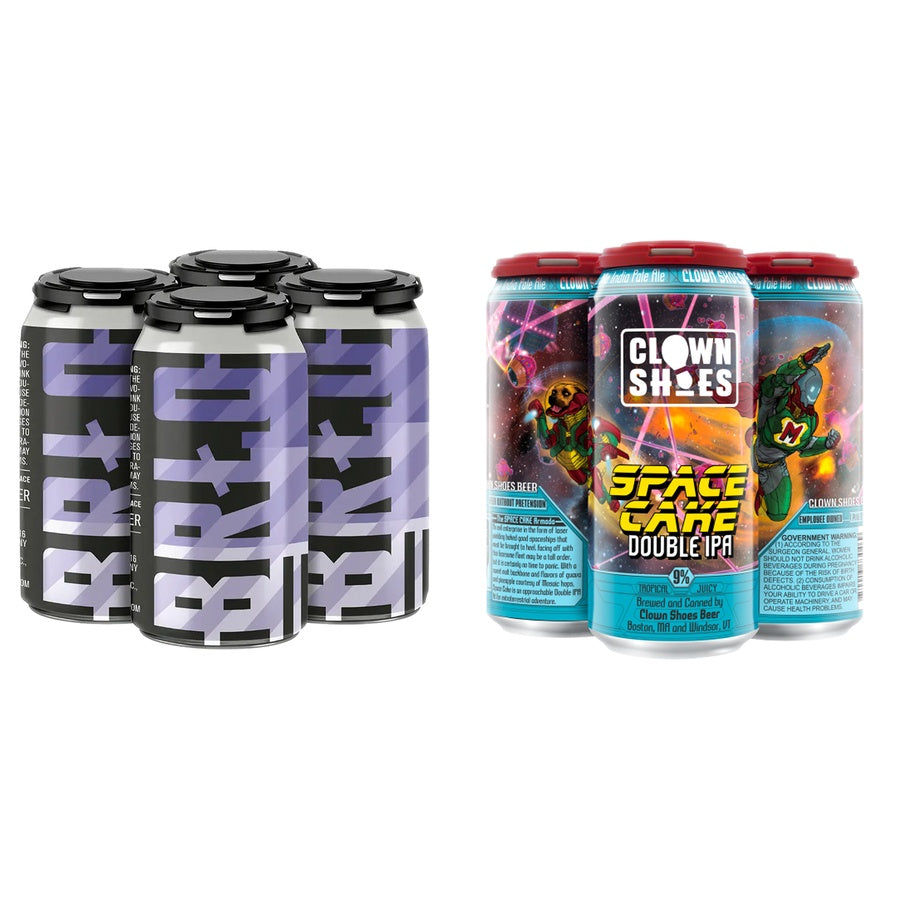 Brlo German IPA 24 Pack and Clown Shoes Space Cake Double IPA 24 Pack