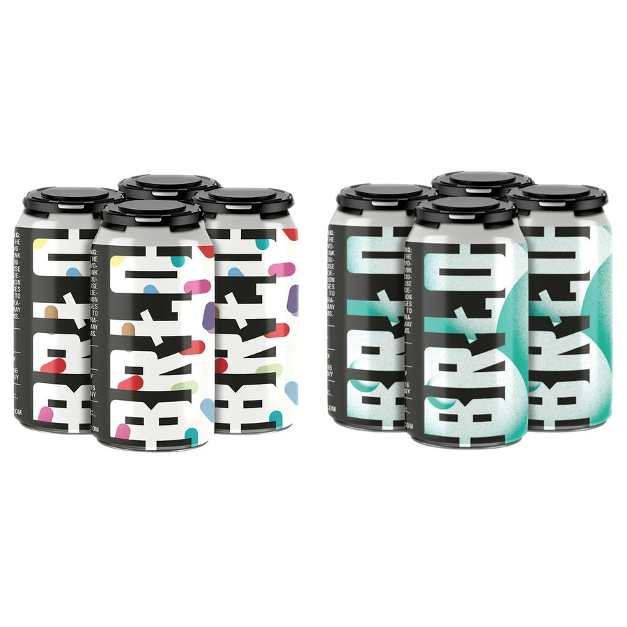 Brlo Happy Pilsner 24 Pack and Brlo Pale Ale Can 24 Pack