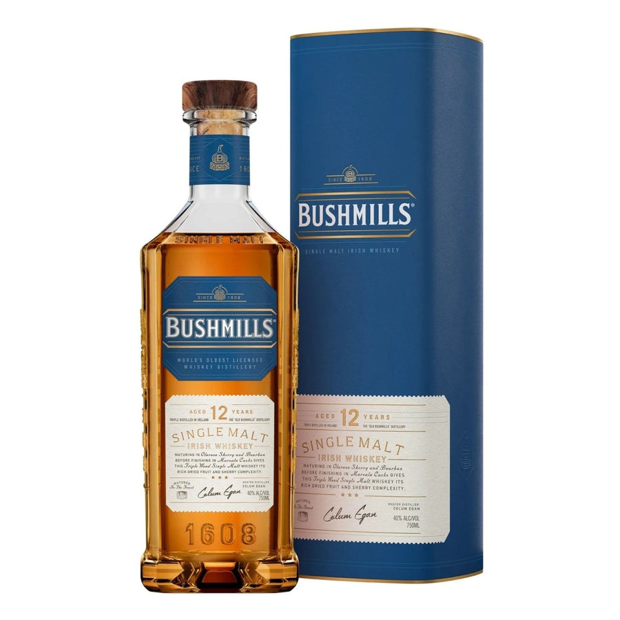 Bushmills Irish Single Malt 12 Year Whiskey - BottleBuzz