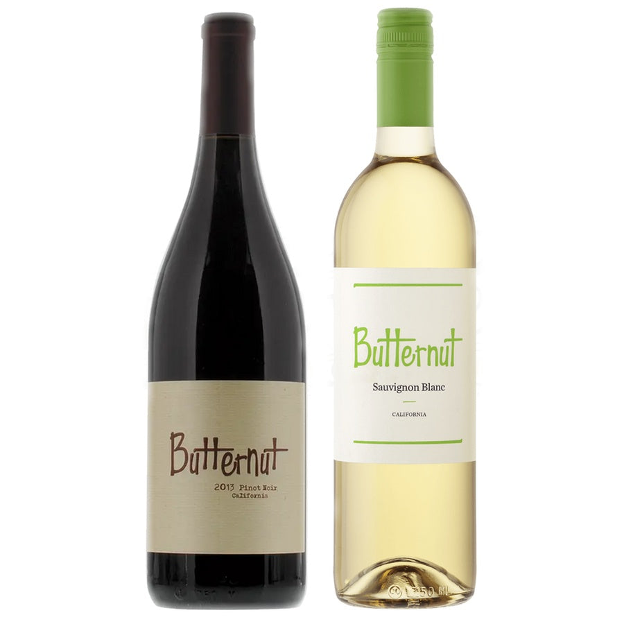 Butternut Pinot Noir and Butternut Sauv Blanc