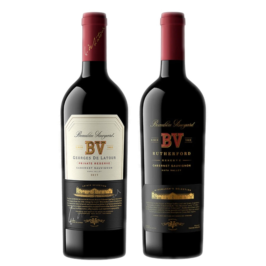 BV Georges de Latour Private Reserve Cabernet Sauvignon and BV Rutherford Reserve Cabernet Sauvignon