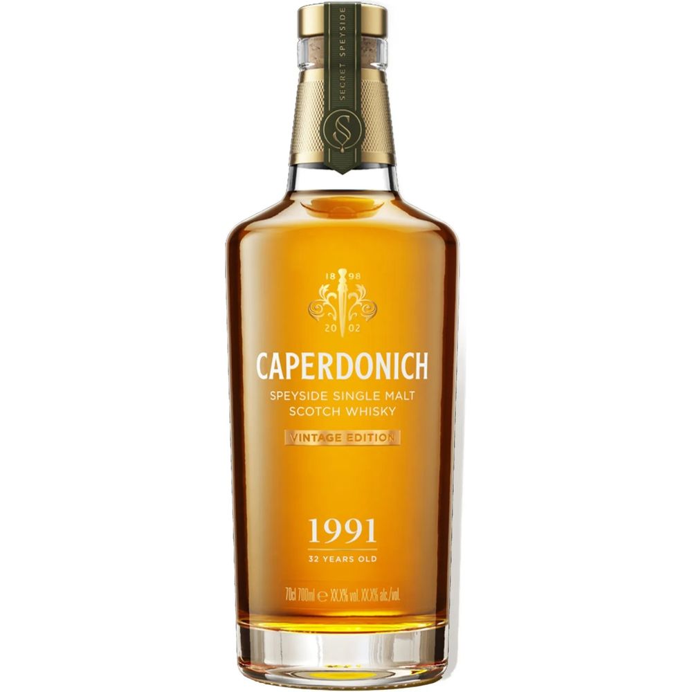 Caperdonich Single Malt Scotch Whiskey Secret Speyside 1991 32 Year - BottleBuzz