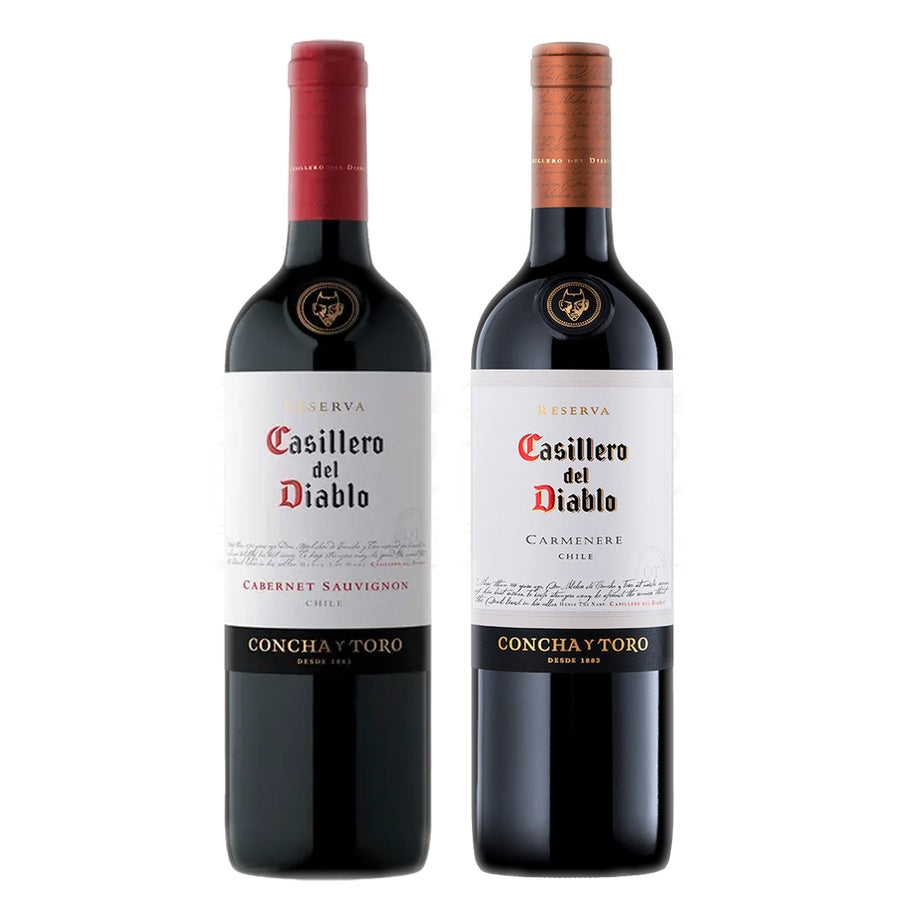 Casillero del Diablo Cabernet Sauvignon and Casillero del Diablo Carmenere