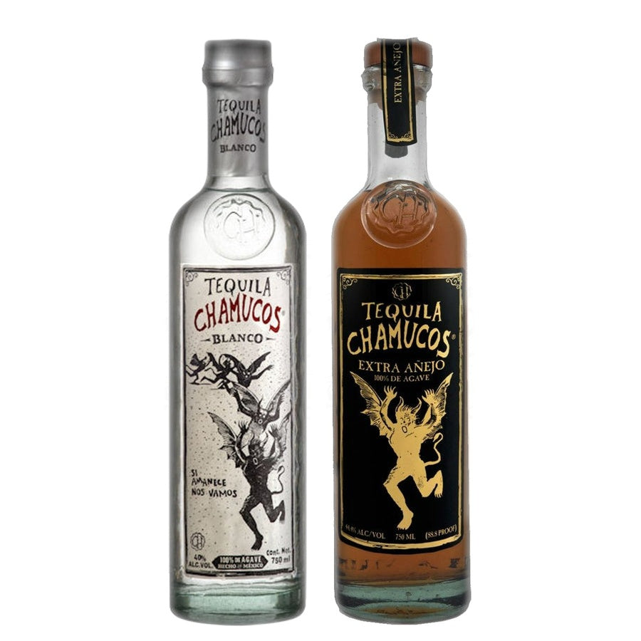 Chamucos Blanco Tequila and Chamucos Extra Anejo Tequila