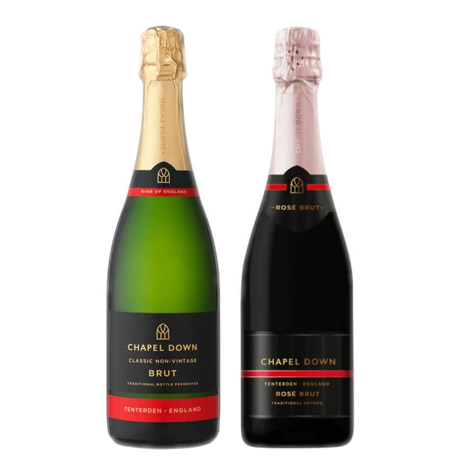 Chapel Down Brut Classic Non Vintage England and Chapel Down Brut Rose England