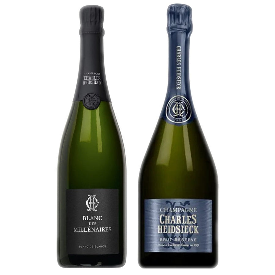Charles Heidsieck Champagne Brut Blanc des Millenaires and Charles Heidsieck Champagne Brut Reserve