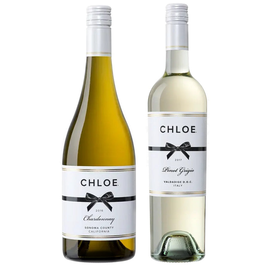 Chloe Chardonnay Sonoma County and Chloe Pinot Grigio  Valdadige