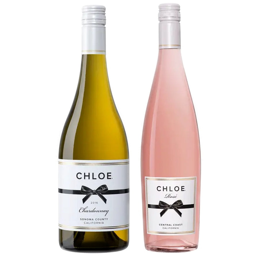 Chloe Chardonnay Sonoma County and Chloe Rose Wine Central Coast