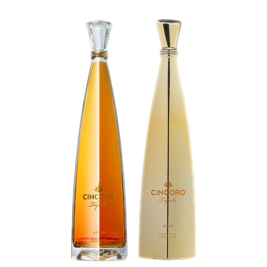 Cincoro Anejo Tequila and Cincoro Gold Tequila