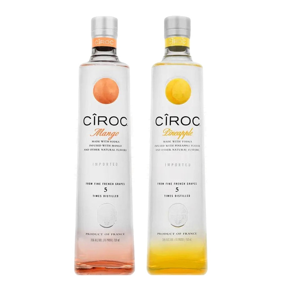 Ciroc Mango Vodka and Ciroc Pineapple Vodka