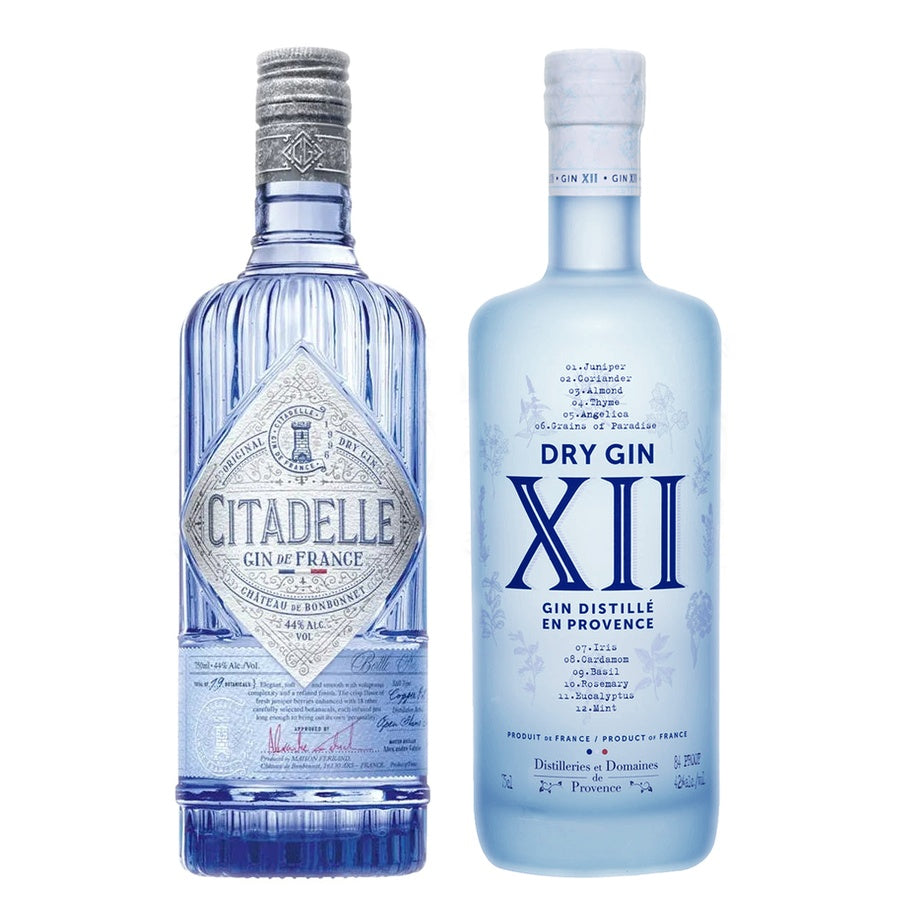 Citadelle Dry Gin and xii Dry Gin