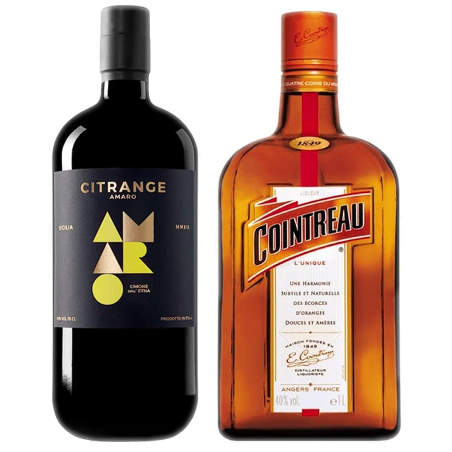 Citrange Limone Dell Etna and Cointreau Liqueur