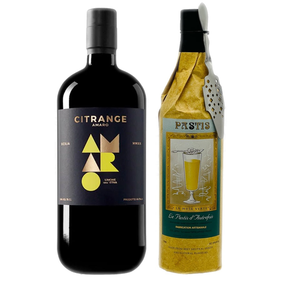 Citrange Limone Dell Etna and La Muse Vert Pastis D'Autrefois