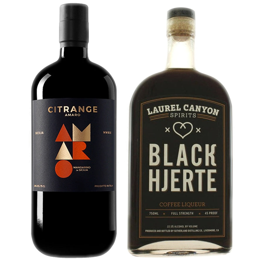 Citrange Mandarino Di Sicilia and Laurel Canyon Black Hjerte Coffee Liqueur